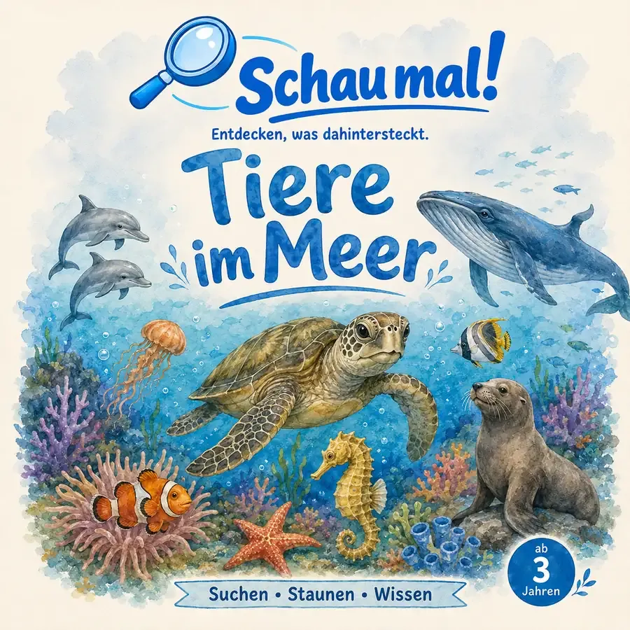 Tiere im Meer als Buchcover