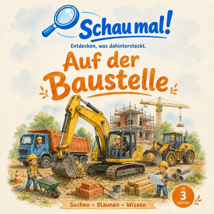 Auf der Baustelle als Buchcover
